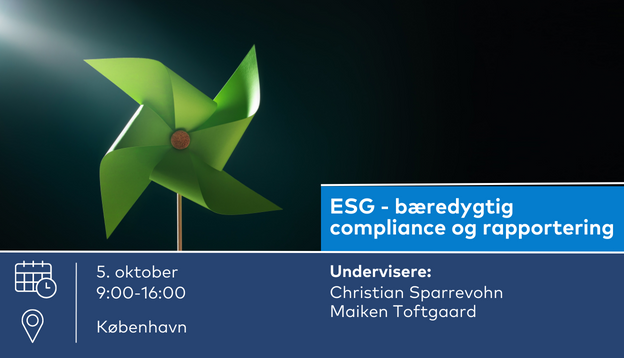 ESG - bæredygtig compliance og rapportering